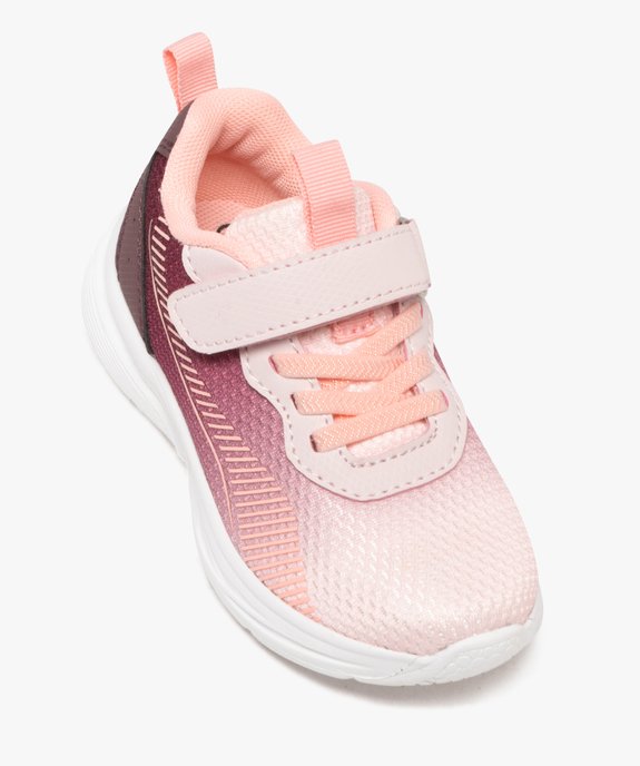Baskets basses légères en mesh respirant bébé fille vue6 - 5 MILES GEMO FOR GOOD - GEMO