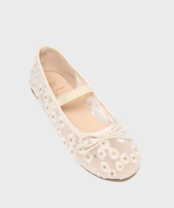Ballerines en toile à motifs fleuris fille - Lovely Wings vue5 - LOVELY WINGS - GEMO