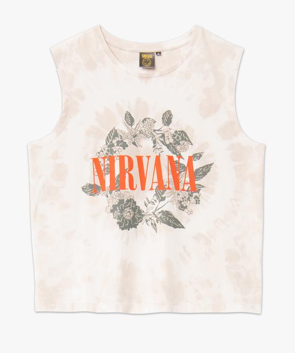 Débardeur femme à large motif - Nirvana vue4 - NIRVANA - GEMO
