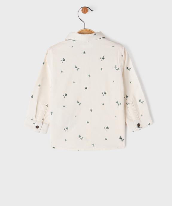 Chemise manches longues avec nœud papillon bébé garçon - GEMO(BEBE DEBT) Chemise manches longues avec nœud papillon bébé garçon vue3 - GEMO(BEBE DEBT) - GEMO