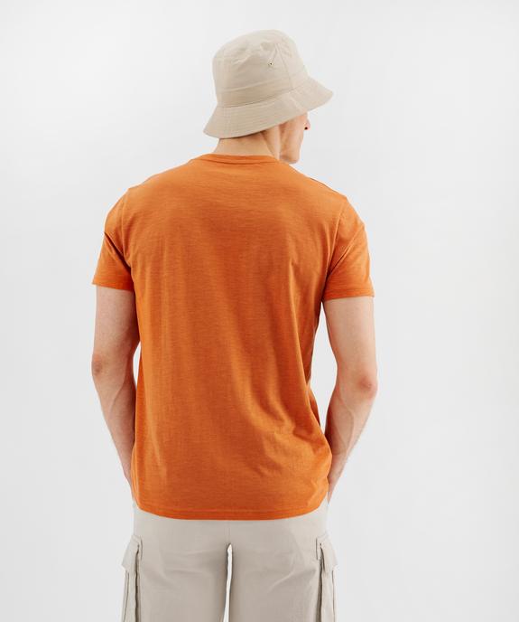 Tee-shirt manches courtes avec motif grands espaces homme - Roadsign vue5 - ROADSIGN GEMO FOR GOOD D - GEMO