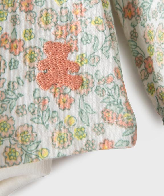 Ensemble 3 pièces bébé fille blouse, legging et bandeau - LuluCastagnette vue5 - LULUCASTAGNETTE - GEMO