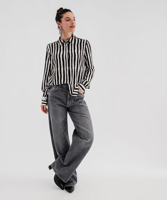 Chemise à rayures femme vue4 - GEMO 4G FEMME - GEMO