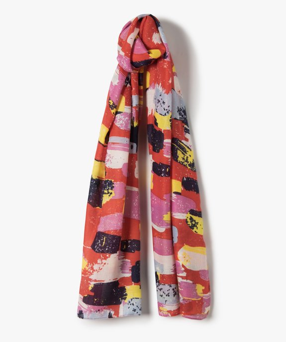 Foulard femme à motifs  vue1 - GEMO (ACCESS) - GEMO