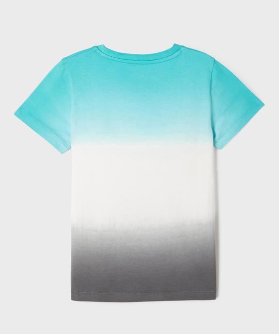 Tee-shirt manches courtes en coton tie-and-dye garçon vue3 - GEMO (ENFANT) - GEMO