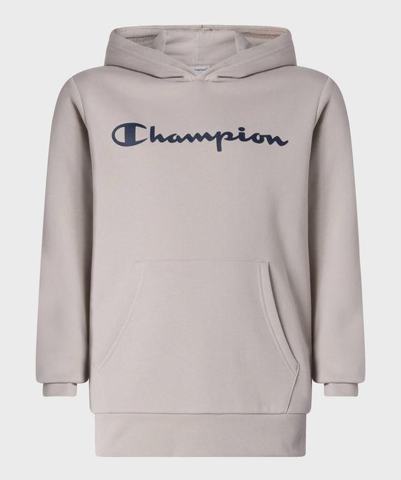 Sweat à capuche avec inscription sur le buste fille - Champion vue1 - CHAMPION USA - GEMO