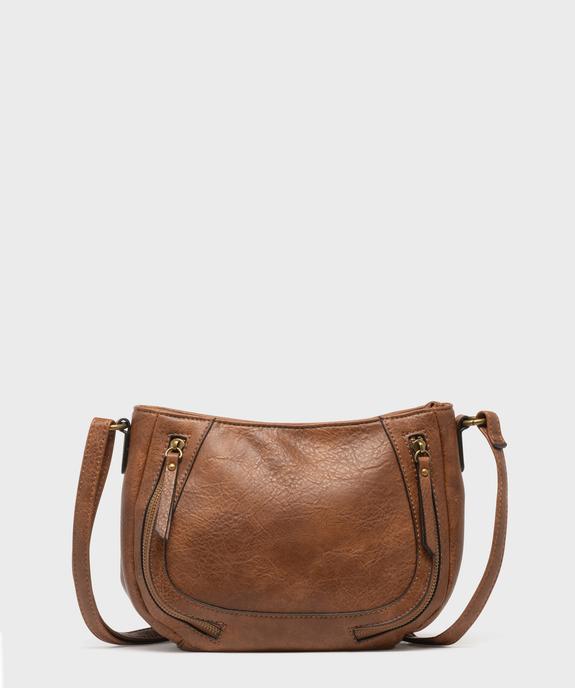 Sac à bandoulière réglable avec poches zippées femme vue1 - GEMO (ACCESS) - GEMO