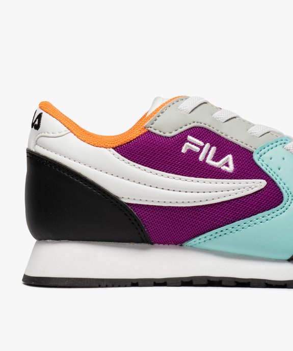 Baskets fille running colorées à lacets élastiques - Fila vue6 - FILA - GEMO