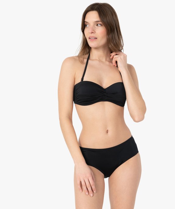Bas de maillot de bain femme forme shorty vue3 - GEMO (PLAGE) - GEMO