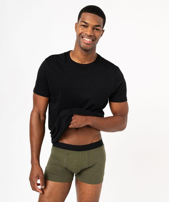Boxer en coton stretch homme (lot de 2) vue2 - GEMO 4G HOMME - GEMO