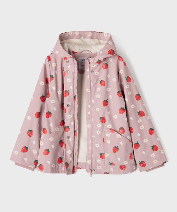 Imperméable à capuche avec imprimé animé fille vue2 - GEMO (ENFANT) - GEMO