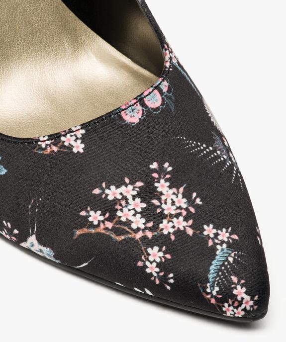 Escarpin fleuri à bride de cheville vue6 - GEMO(URBAIN) - GEMO