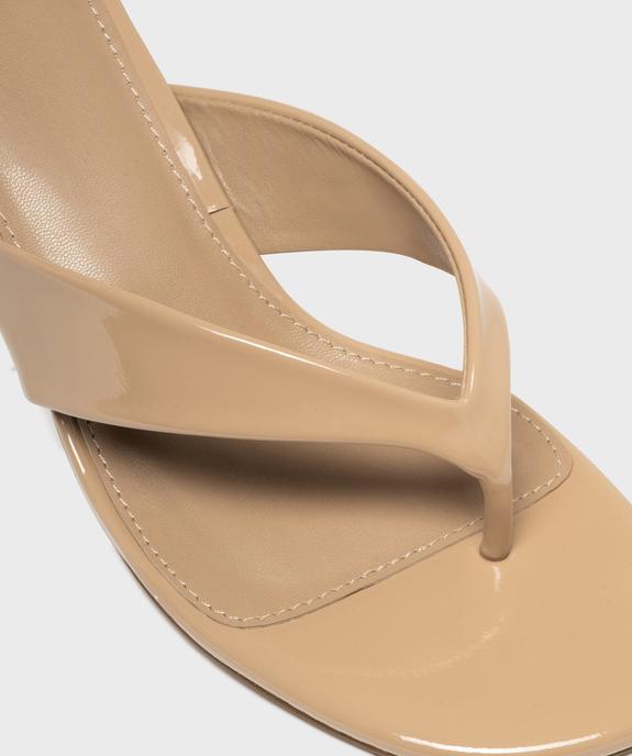 Mules à talon large et entredoigt femme - Follow Me vue6 - FOLLOW ME - GEMO