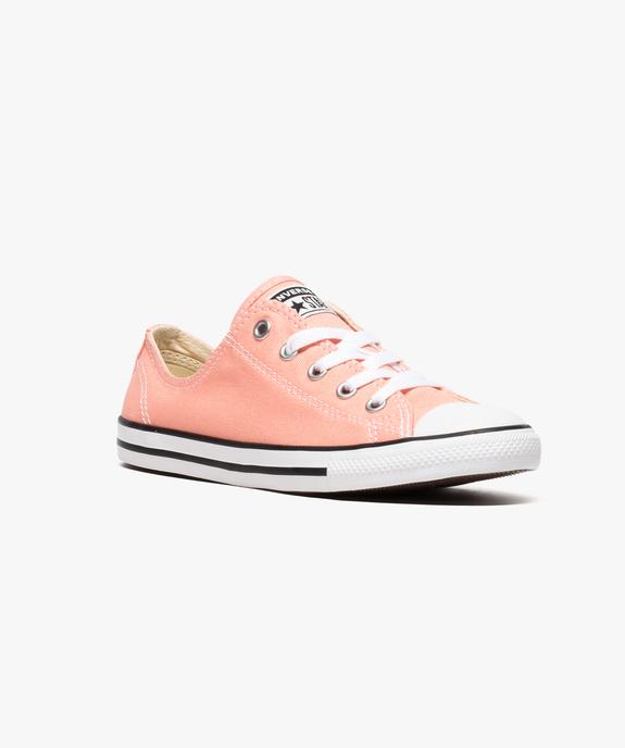 Baskets basses en toile - Converse Chuck Taylor All Star Dainty vue2 - CONVERSE - GEMO
