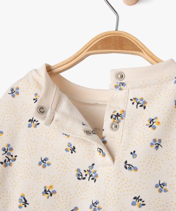Ensemble 2 pièces sweat et legging bébé fille vue2 - GEMO 4G BEBE - GEMO