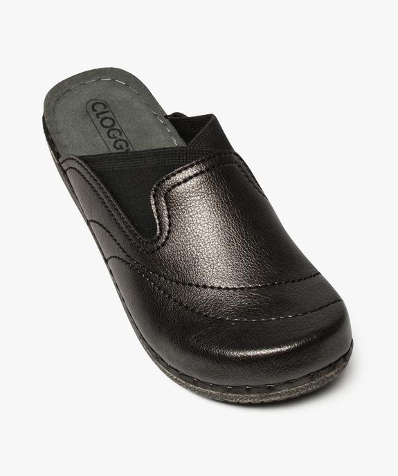 Sabots femme à talon compensé - Cloggy vue5 - CLOGGY - GEMO