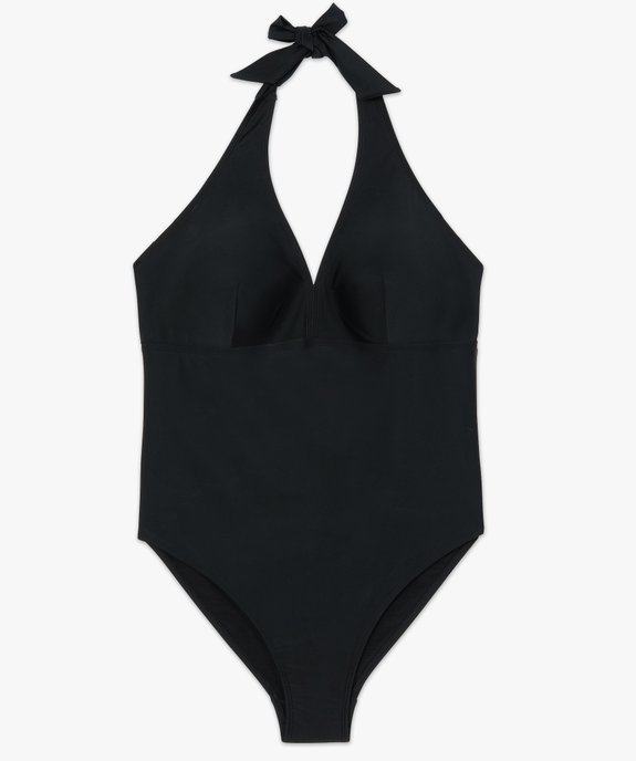 Maillot de bain femme une pièce forme triangle vue4 - GEMO (PLAGE) - GEMO