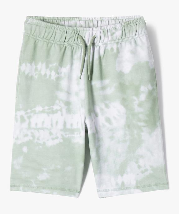 Bermuda en maille à taille élastiquée garçon vue1 - GEMO (JUNIOR) - GEMO