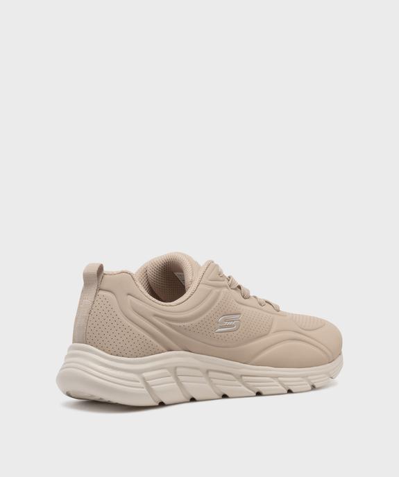 Baskets à lacets Bobs femme - Skechers vue4 - SKECHERS - GEMO