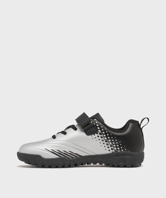 Chaussures de foot garçon avec fermeture scratch vue3 - 5 MILES GEMO FOR GOOD - GEMO