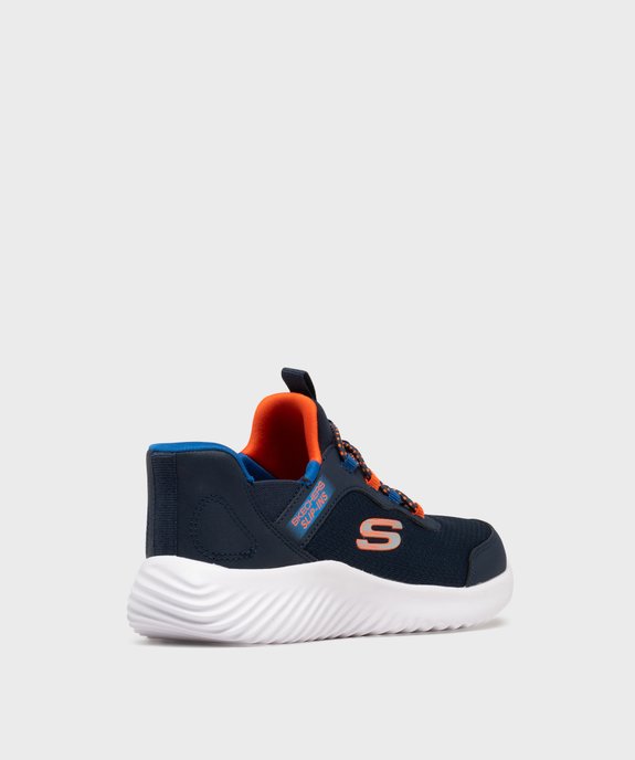 Baskets Slip in Bounder Brisk-Burst garçon - Skechers vue4 - SKECHERS - GEMO