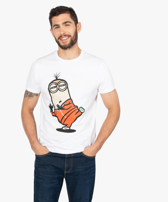 Tee-shirt homme à manches courtes imprimé - Les Minions vue1 - NBCUNIVERSAL - GEMO