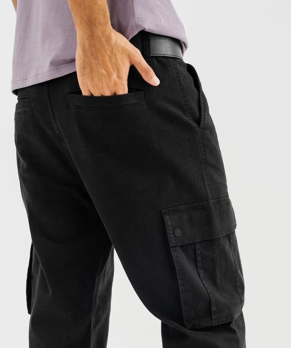 Pantalon cargo coupe Regular homme vue4 - GEMO 4G HOMME - GEMO