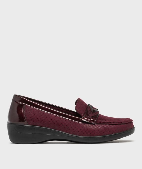 Mocassins confort légers et souples à talon compensé femme vue1 - G'FLEX GEMO FOR GOOD - GEMO