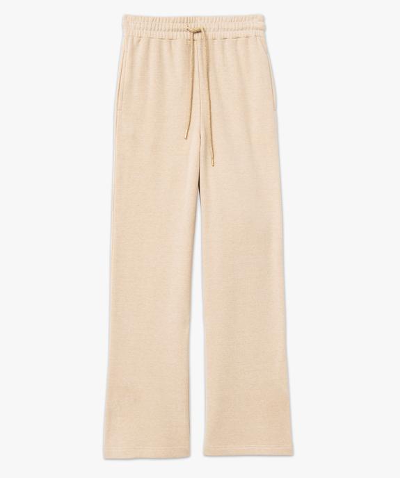 Pantalon de jogging coupe flare femme vue4 - GEMO(FEMME PAP) - GEMO