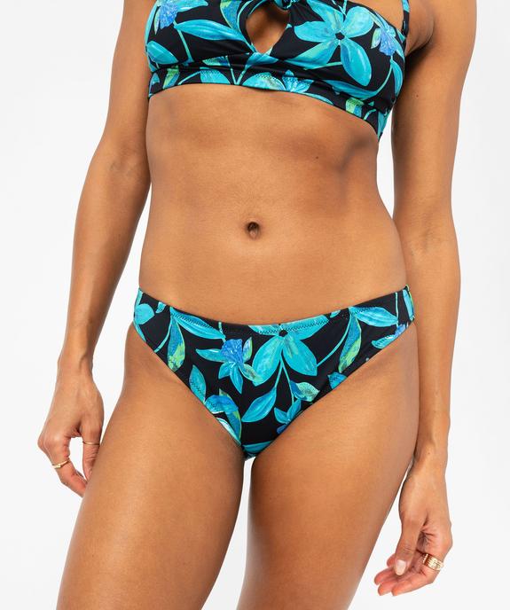 Bas de maillot de bain à motifs fleuris femme vue1 - GEMO 4G FEMME - GEMO