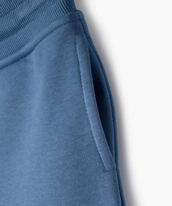 Bermuda en maille avec intérieur molletonné garçon vue12 - GEMO (ENFANT) - GEMO