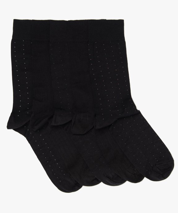 Chaussettes homme fines avec boîte cadeau (lot de 5) vue1 - GEMO (HOMME) - GEMO