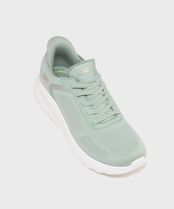 Baskets basses vegan et lavables en machine femme - Skechers vue5 - SKECHERS - GEMO