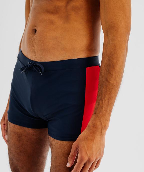 Shorty de bain avec bandes contrastantes homme vue2 - GEMO (PLAGE) - GEMO