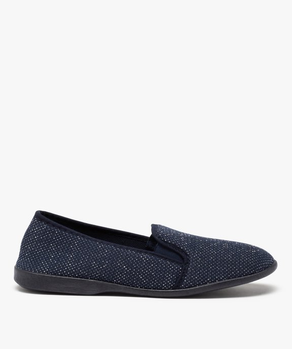 Pantoufles femme à petits pois brillants vue1 - GEMO(HOMWR FEM) - GEMO