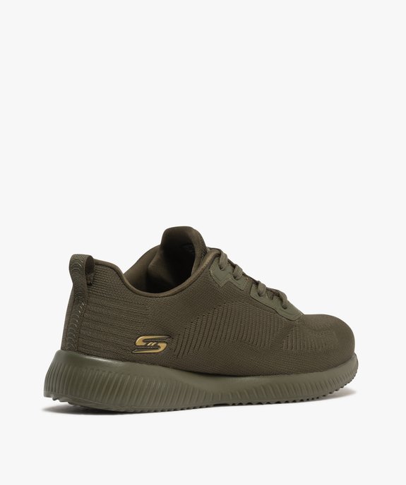 Basket en toile Bobs Squad femme - Skechers vue4 - SKECHERS - GEMO