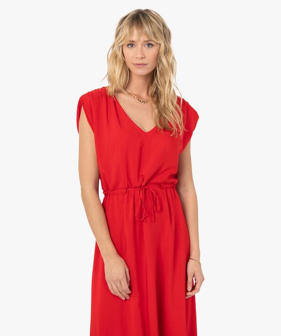 Robe femme sans manches avec épaulettes vue2 - GEMO(FEMME PAP) - GEMO