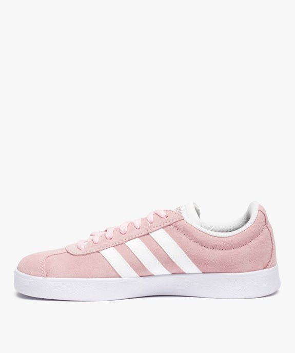 Baskets femme bicolores à lacets - Adidas VL Court vue3 - ADIDAS - GEMO