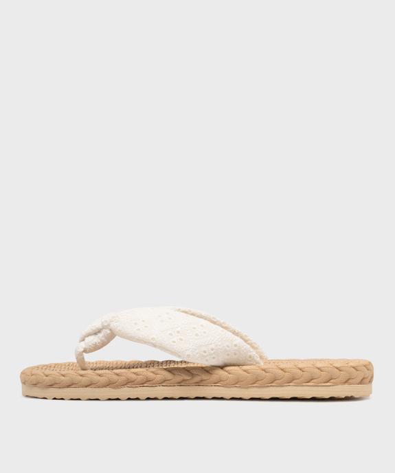 Tongs en toile femme - LuluCastagnette vue3 - LULUCASTAGNETTE - GEMO