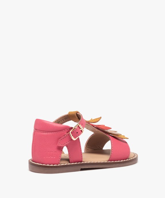Sandales fille dessus cuir et franges colorées – NA! - NA! Sandales fille dessus cuir et franges colorées – NA! vue4 - NA! - GEMO