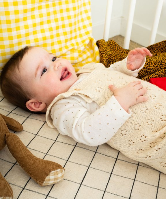 Ensemble de naissance 2 pièces salopette et body manches longues vue9 - GEMO 4G BEBE - GEMO