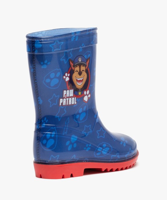 Bottes de pluie garçon imprimées à semelle crantée – Pat’ Patrouille vue4 - PAT PATROUILLE - GEMO