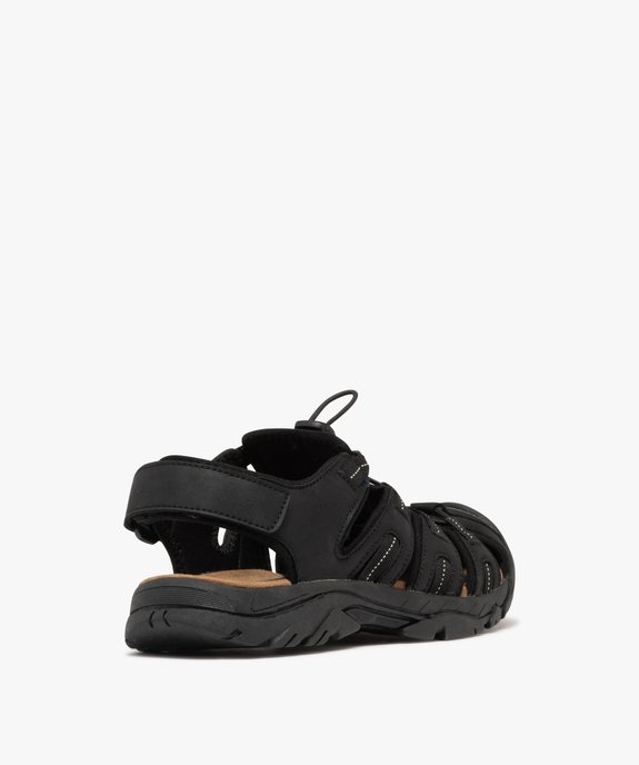 Chaussures confort ouvertes à lacets élastiques homme vue4 - G'FLEX - GEMO