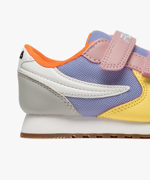 Baskets fille colorées à scratch – Fila Orbit Low vue6 - FILA - GEMO