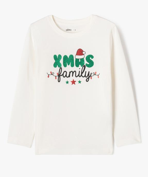 Tee-shirt manches longues Noël garçon vue2 - GEMO (ENFANT) - GEMO
