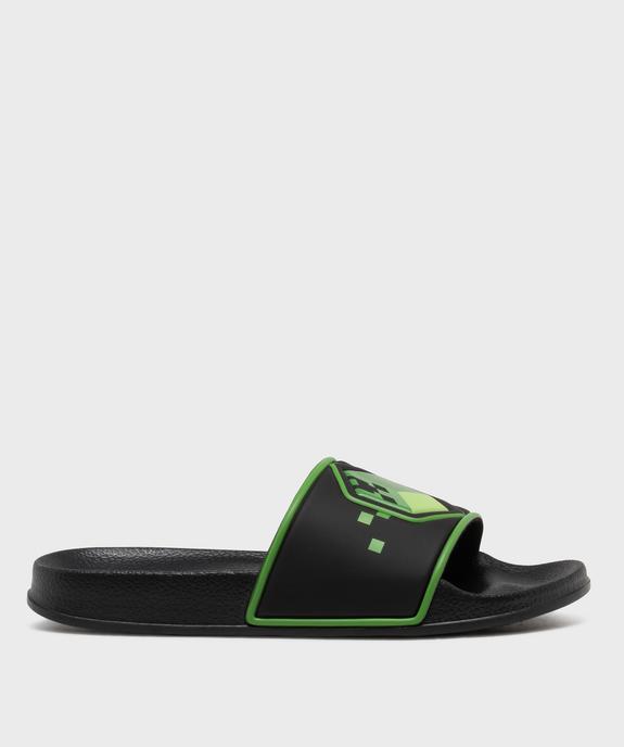 Sandales à large bride imprimée garçon - Minecraft vue1 - MINECRAFT - GEMO