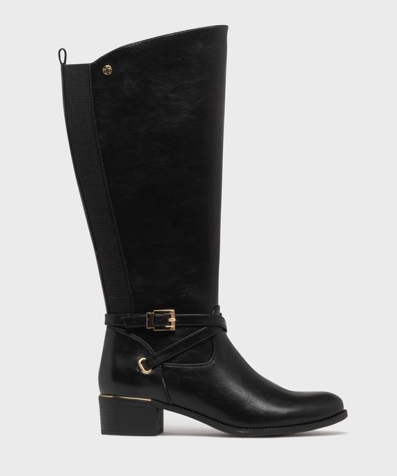 Bottes cavalières doublées avec bride cheville femme - Valentina Baldano vue7 - VALENTINA BALDA - GEMO