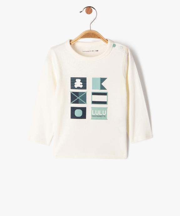 Tee-shirt à manches longues bébé garçon - LuluCastagnette vue1 - LULUCASTAGNETTE - GEMO
