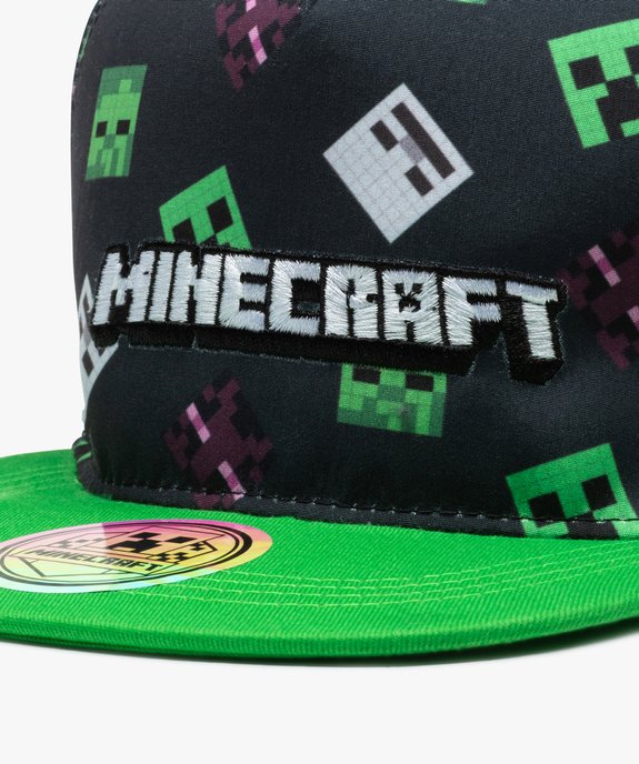 Casquette garçon snapback imprimée - Minecraft vue3 - MINECRAFT - GEMO