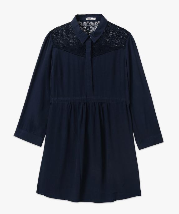 Blouse de grossesse fluide avec dentelle à manches ¾ vue4 - GEMO(FEMME PAP) - GEMO